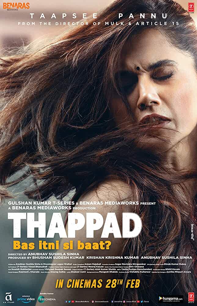 Download Thappad (2020) Hindi Movie HDRip 480p [450MB] || 720p [1.1GB]