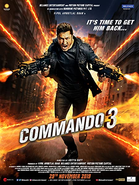 Download Commando 3 (2019) Hindi Full Movie 480p [400MB] | 720p [1.2GB] | 1080p [2GB] WEB-DL