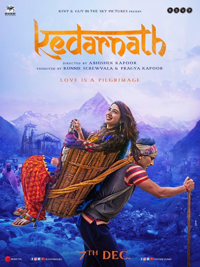 Download Kedarnath (2018) Hindi Movie Bluray || 480p [350MB] || 720p [950MB]